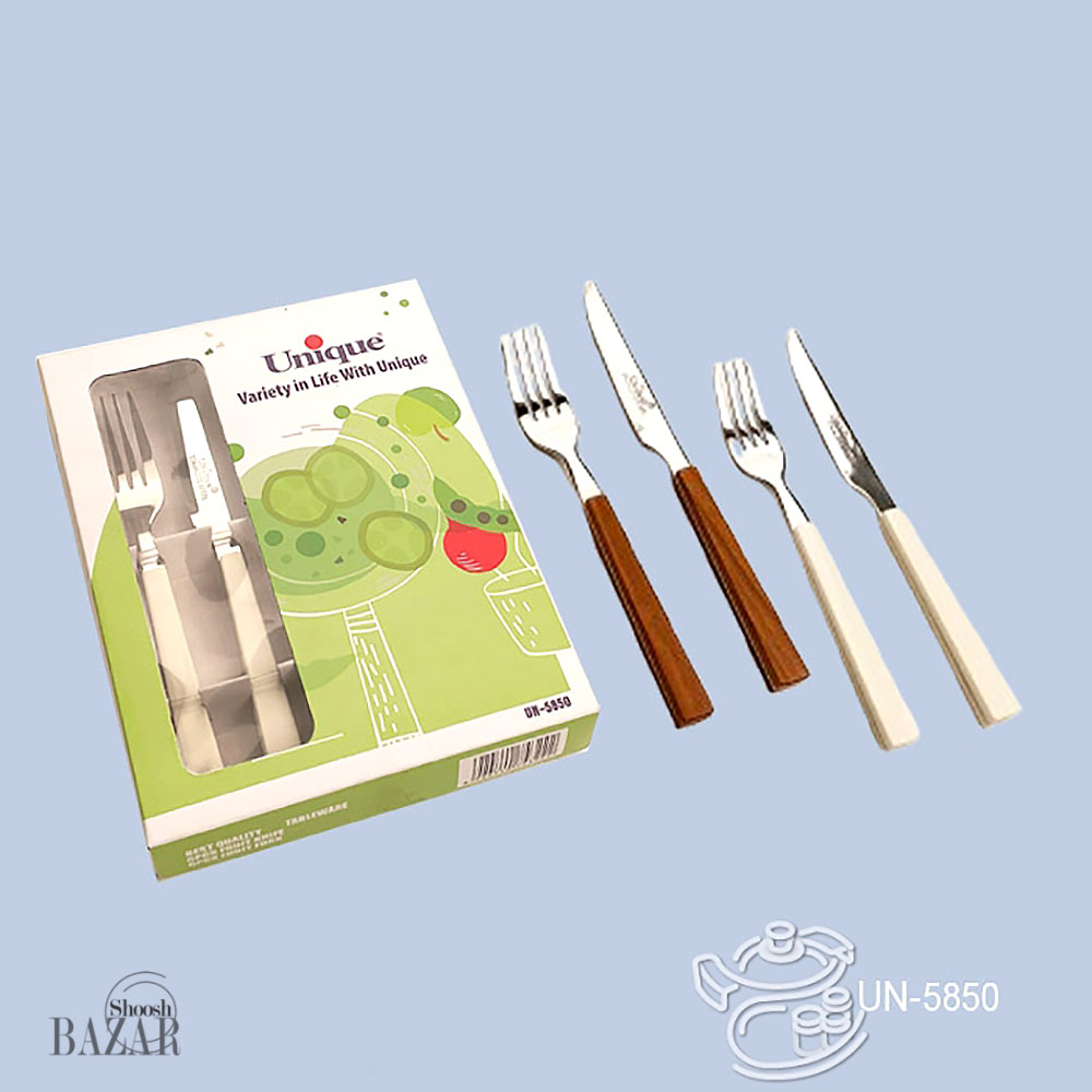 کارد و چنگال دسته لوکس یونیک کد 5850