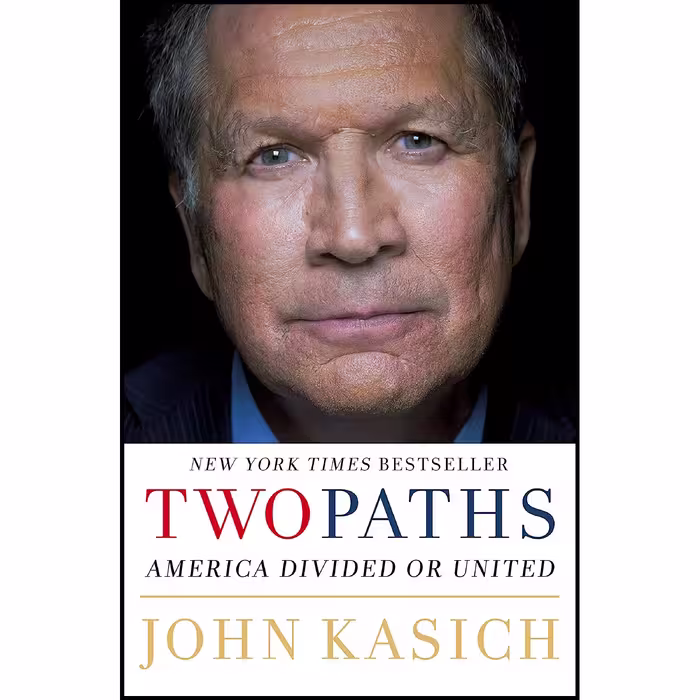 کتاب زبان اصلی Two Paths اثر Daniel Paisner and John Kasich