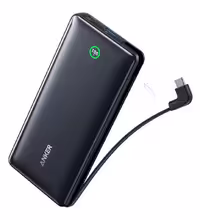 خرید پاوربانک 30W انکر مدل A1387H11 ظرفیت 20000 میلی آمپر ساعت به همراه کابل USB-C قیمت روز