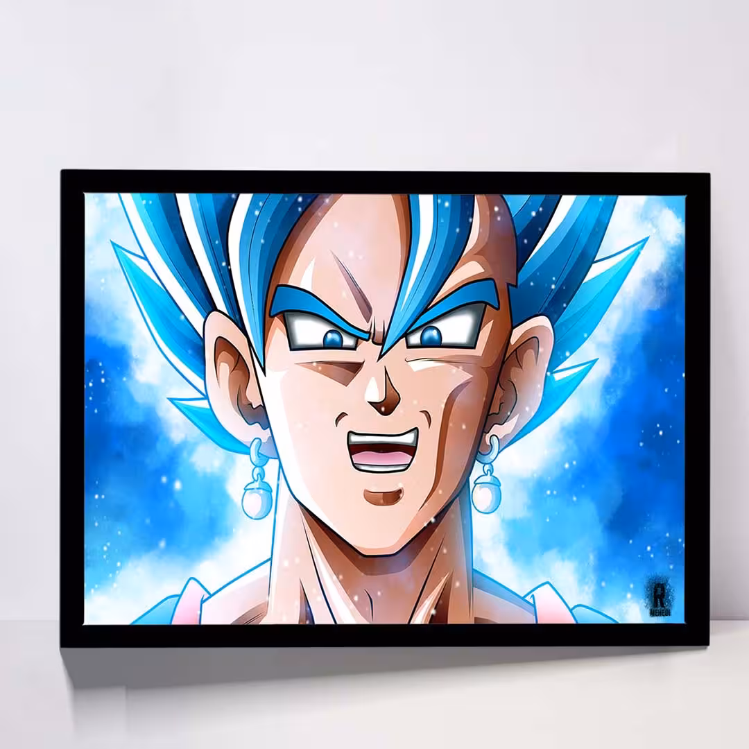 تابلو مدل dragon ball super saiyajin کد F-12003