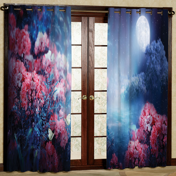 پرده مدل مخمل پانچی کد 6861 سایز 280x140 سانتی متر