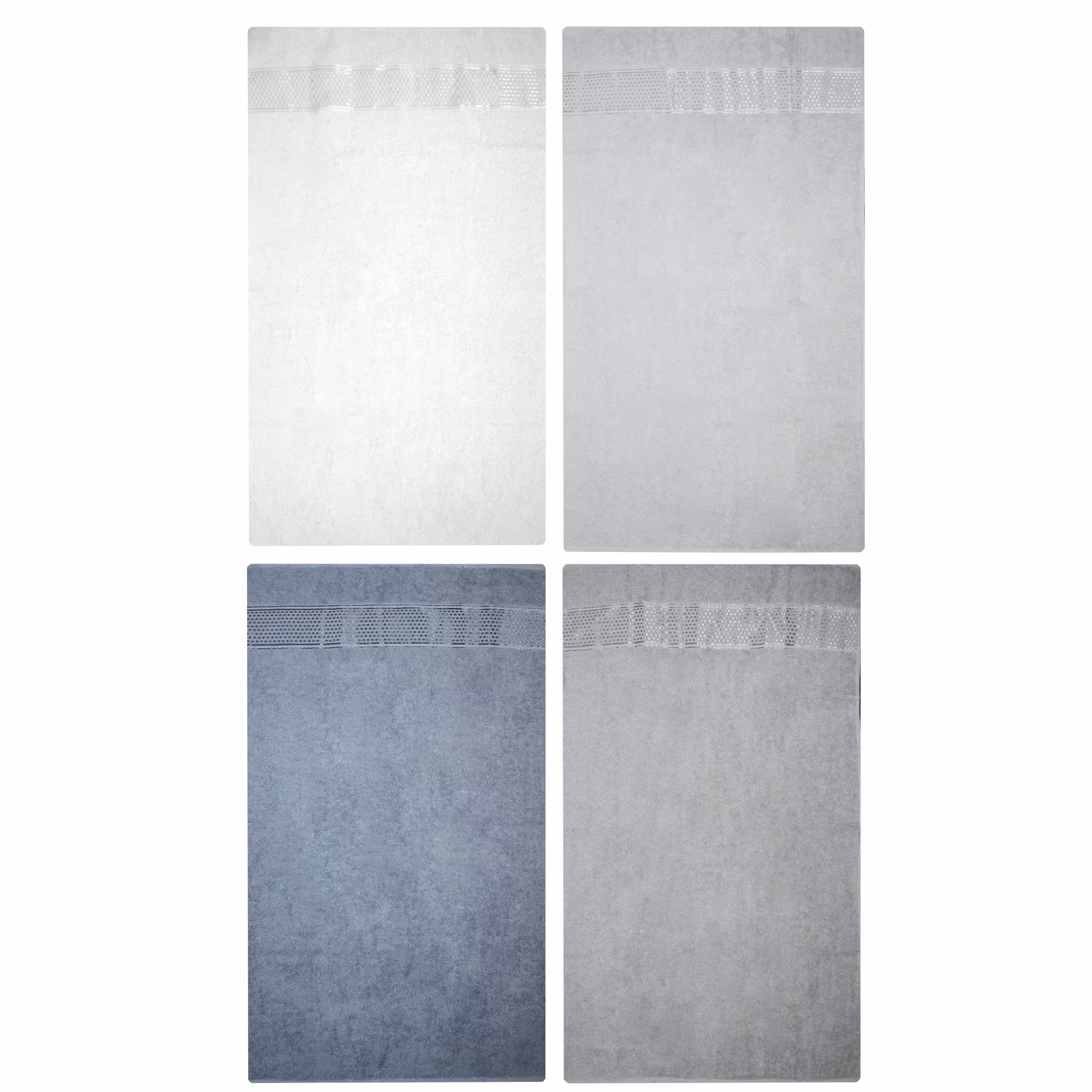 حوله دستی برا مدل B-235489 سایز 50x90 سانتی متر مجموعه 4 عددی