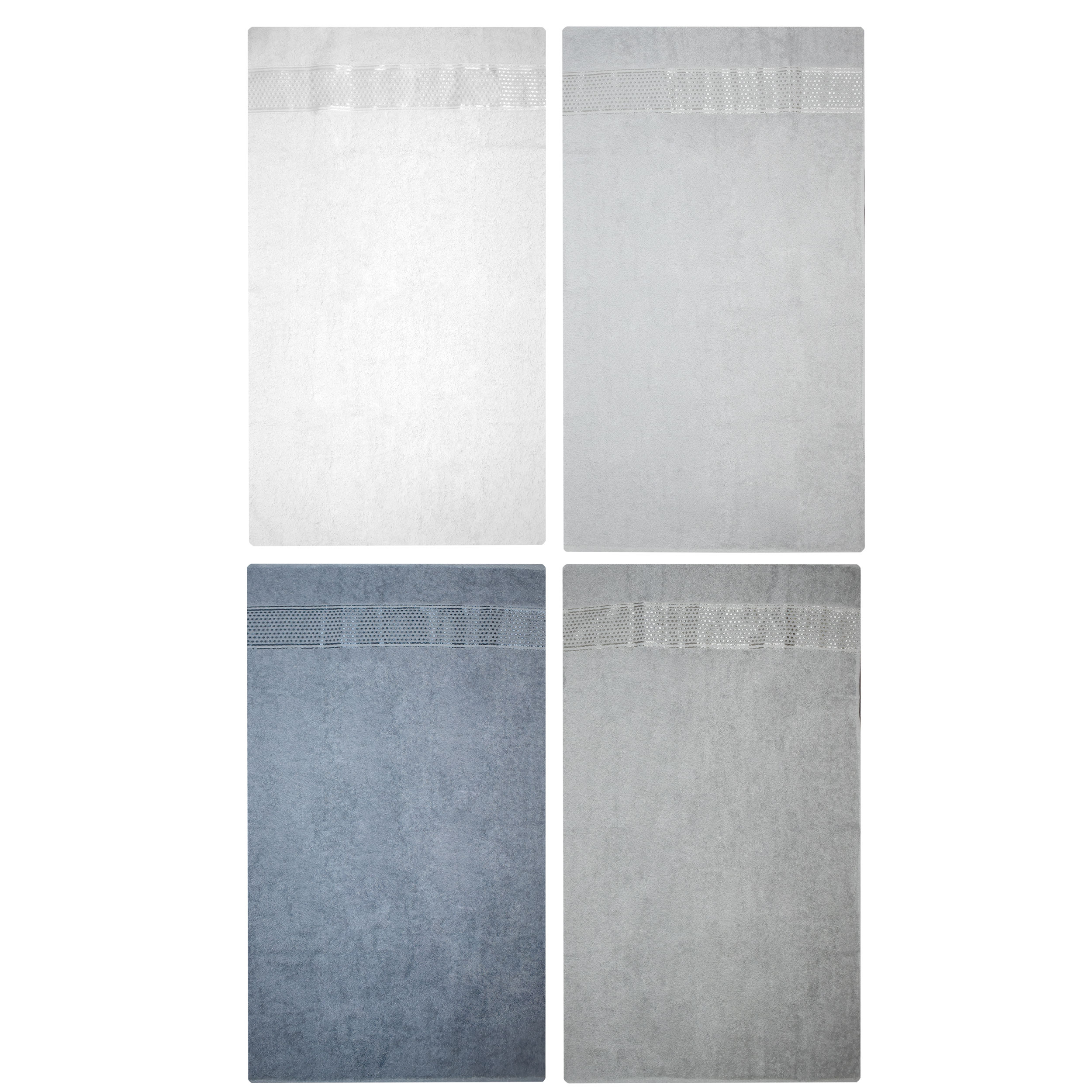 حوله دستی برا مدل B-235489 سایز 50x90 سانتی متر مجموعه 4 عددی