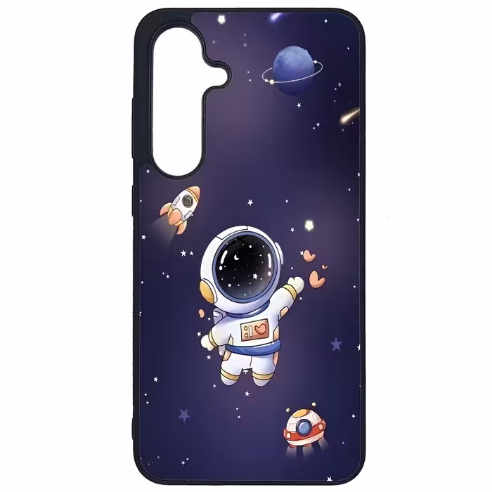 کاور طرح فضانورد کد G-040 مناسب برای گوشی موبایل سامسونگ Galaxy S24 FE | دیجی قاب دونی
