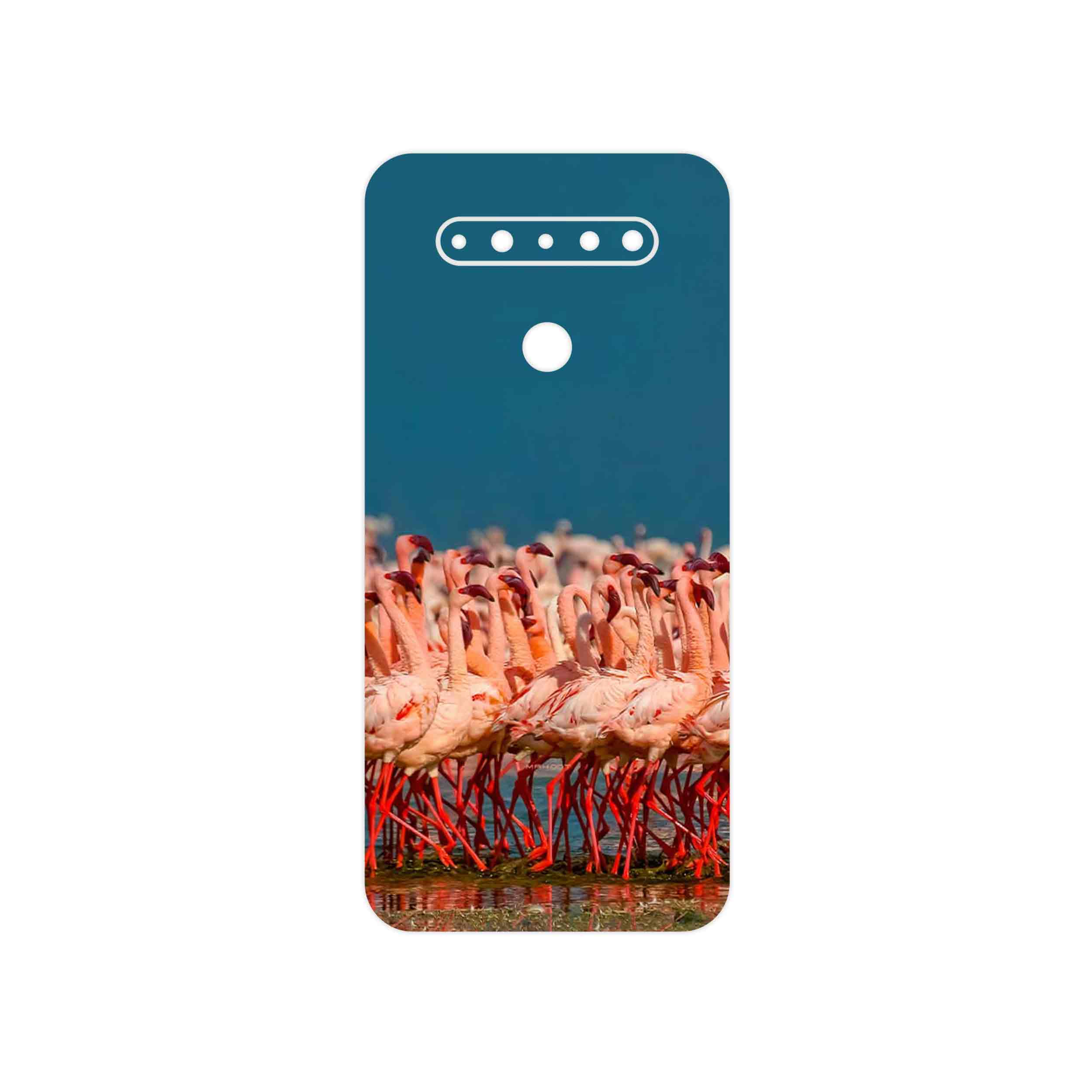 برچسب پوششی ماهوت مدل Flamingo مناسب برای گوشی موبایل ال جی K51s