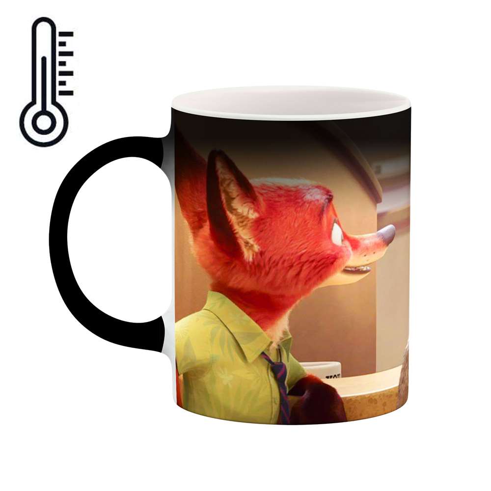 ماگ حرارتی طرح انیمیشن Zootopia مدل mgph15979
