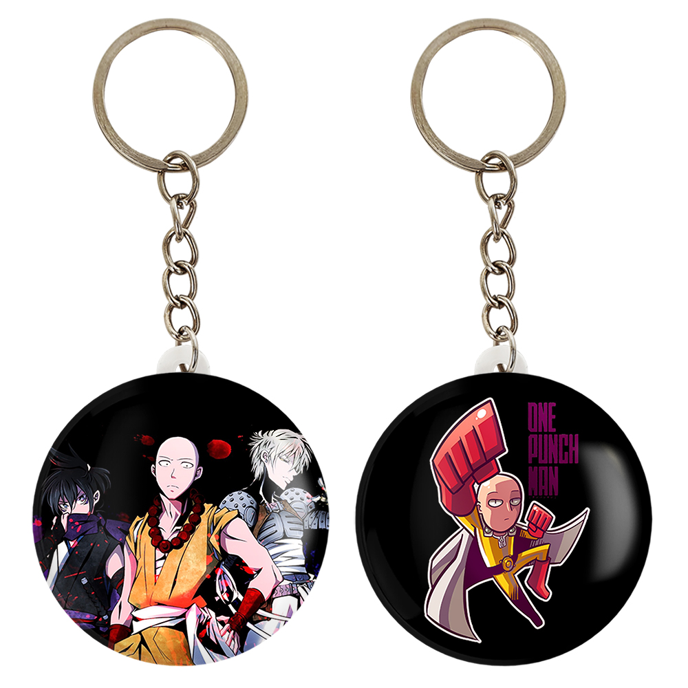 جاکلیدی خندالو مدل سایتاما انیمه مرد تک مشتی One Punch Man کد 1052410527 مجموعه دو عددی