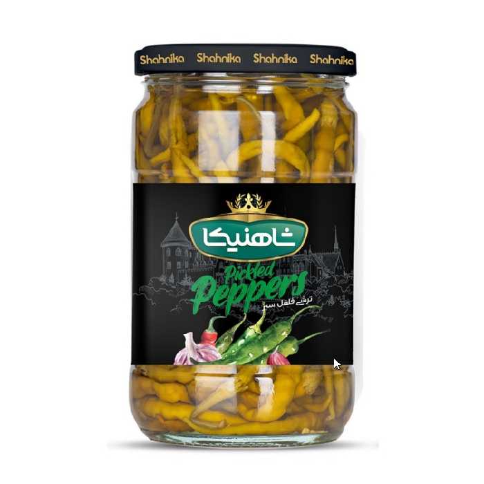 ترشی فلفل سوزنی 670g شاهنیکا