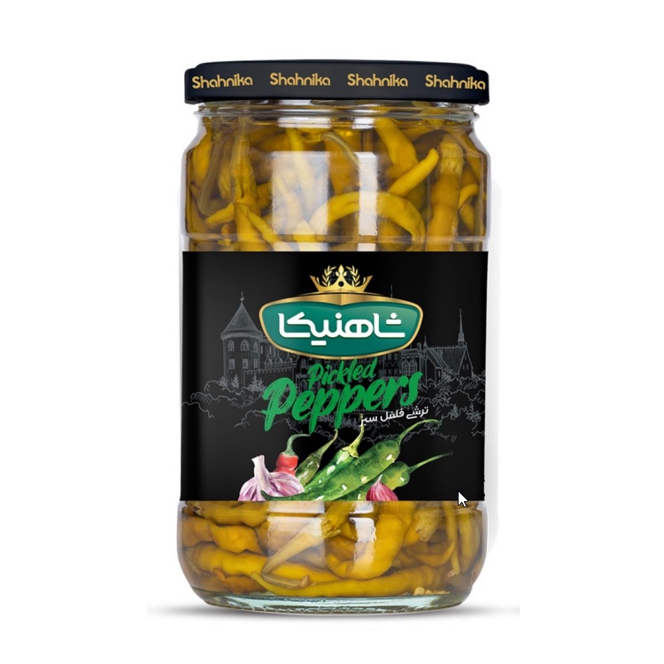 ترشی فلفل سوزنی 670g شاهنیکا