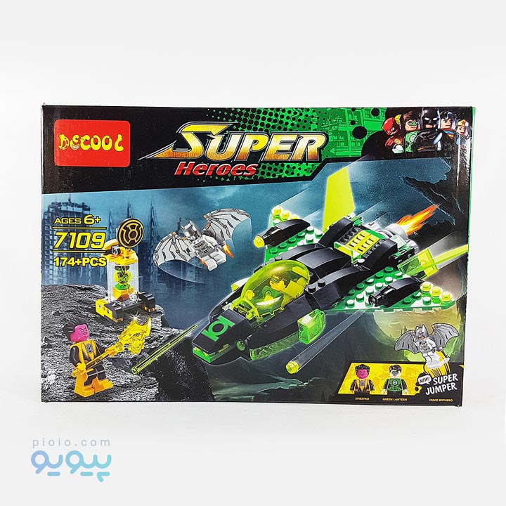 ساختنی دکول مدل SUPER HEROES 7109