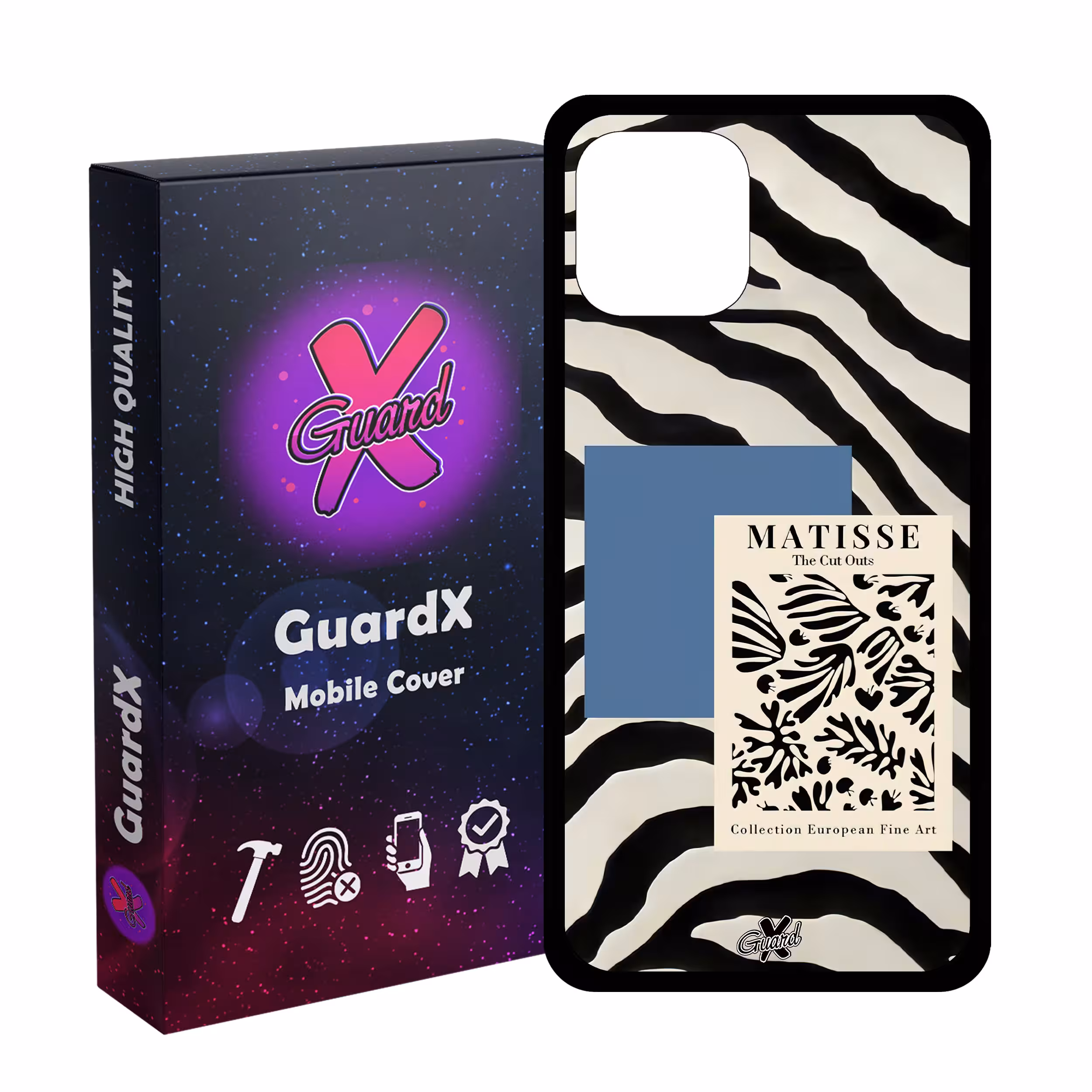 کاور گارد ایکس طرح Zebra مدل Glass10568 مناسب برای گوشی موبایل اپل iPhone 11 Pro