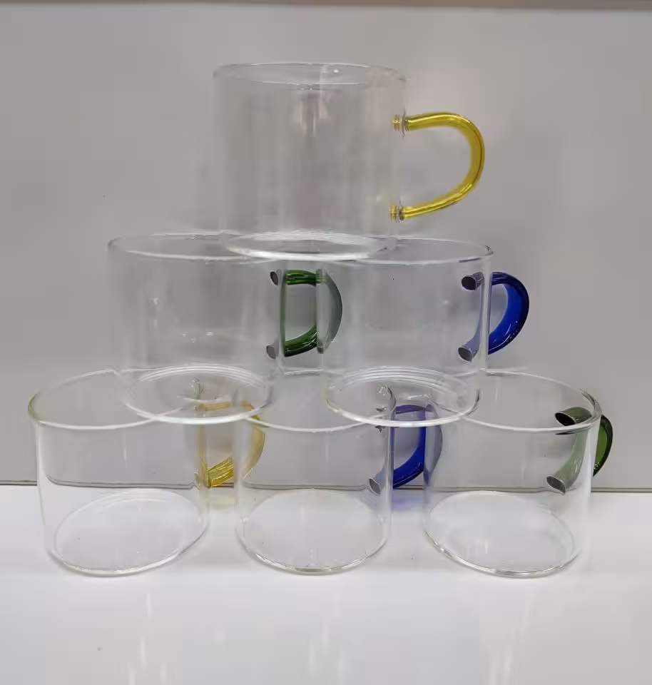شات پیرکس دسته رنگی (6 عددی)