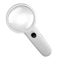 ذره بین چراغدار MG6B-5P سایز 75mm