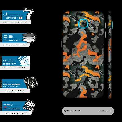 برچسب پوششی ماهوت مدل Autumn-Army-FullSkin مناسب برای گوشی موبایل سامسونگ Galaxy S6