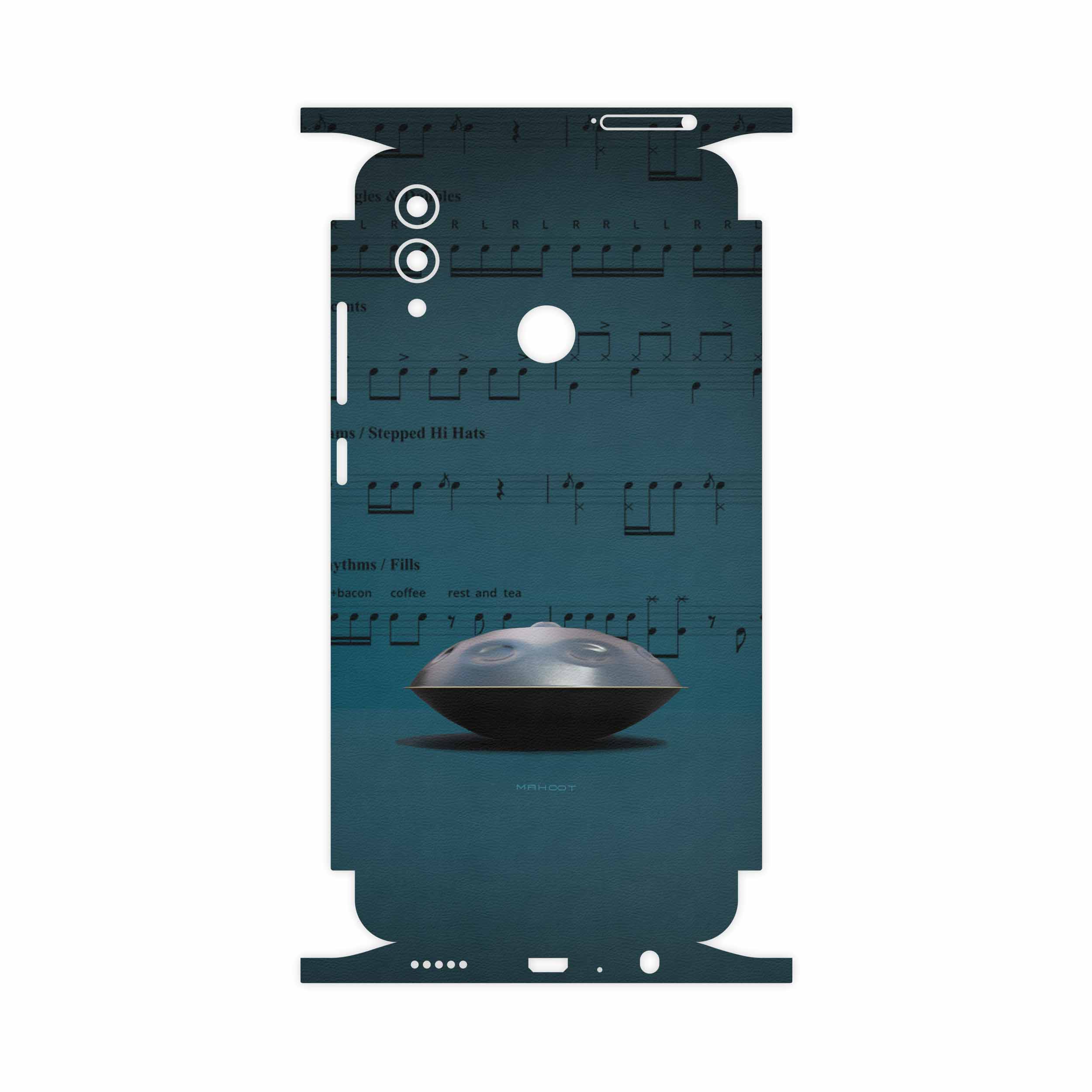 برچسب پوششی ماهوت مدل Hang Instrument-FullSkin مناسب برای گوشی موبایل آنر 10 Lite