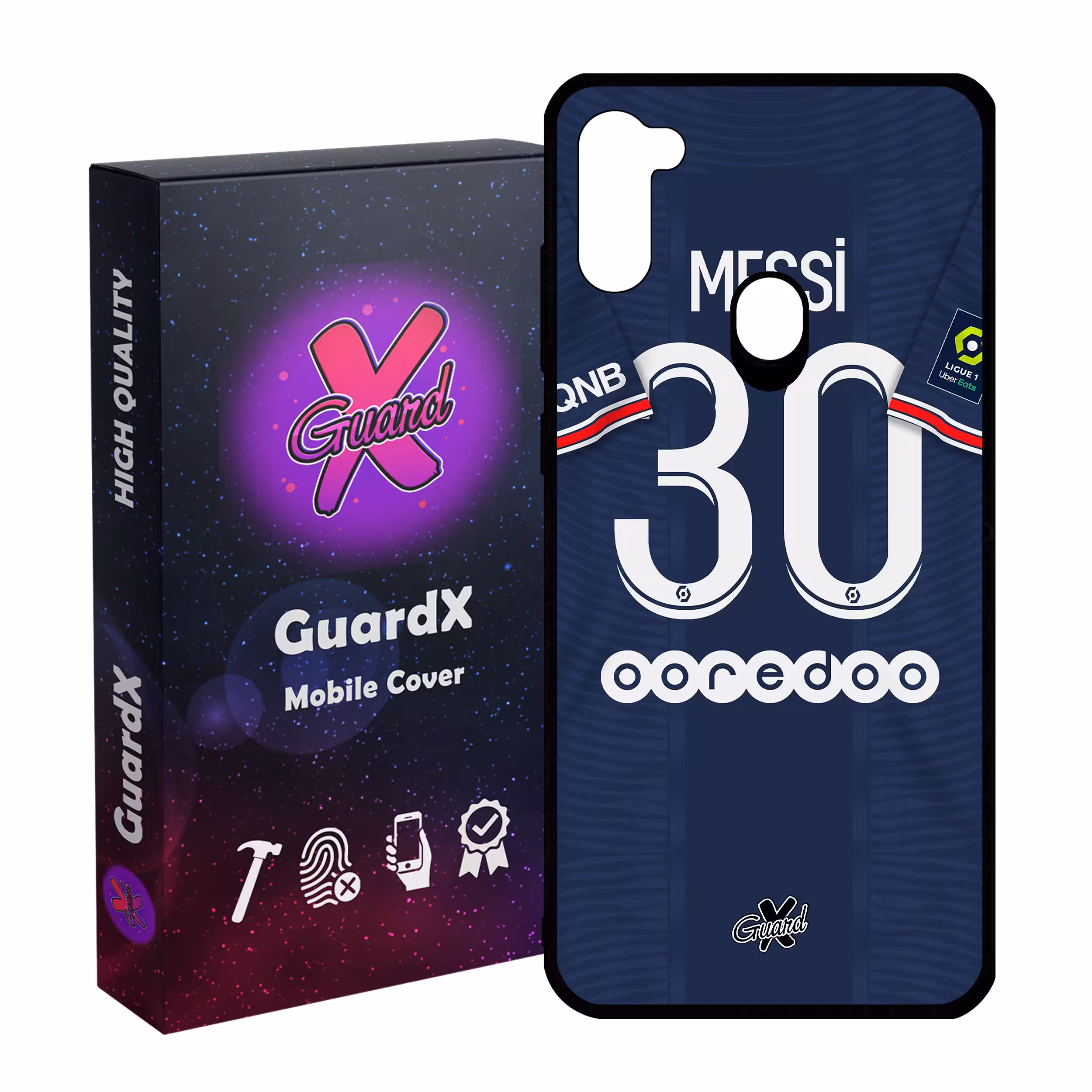 کاور گارد ایکس طرح Messi مدل Glass50356 مناسب برای گوشی موبایل سامسونگ Galaxy A11
