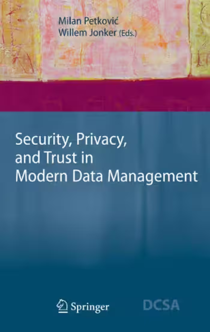 خرید و دانلود نسخه کامل کتاب Security, Privacy and Trust in Modern Data Management
