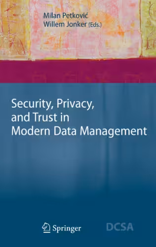خرید و دانلود نسخه کامل کتاب Security, Privacy and Trust in Modern Data Management