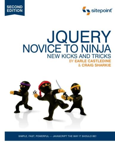 خرید و دانلود نسخه کامل کتاب jQuery: Novice to Ninja