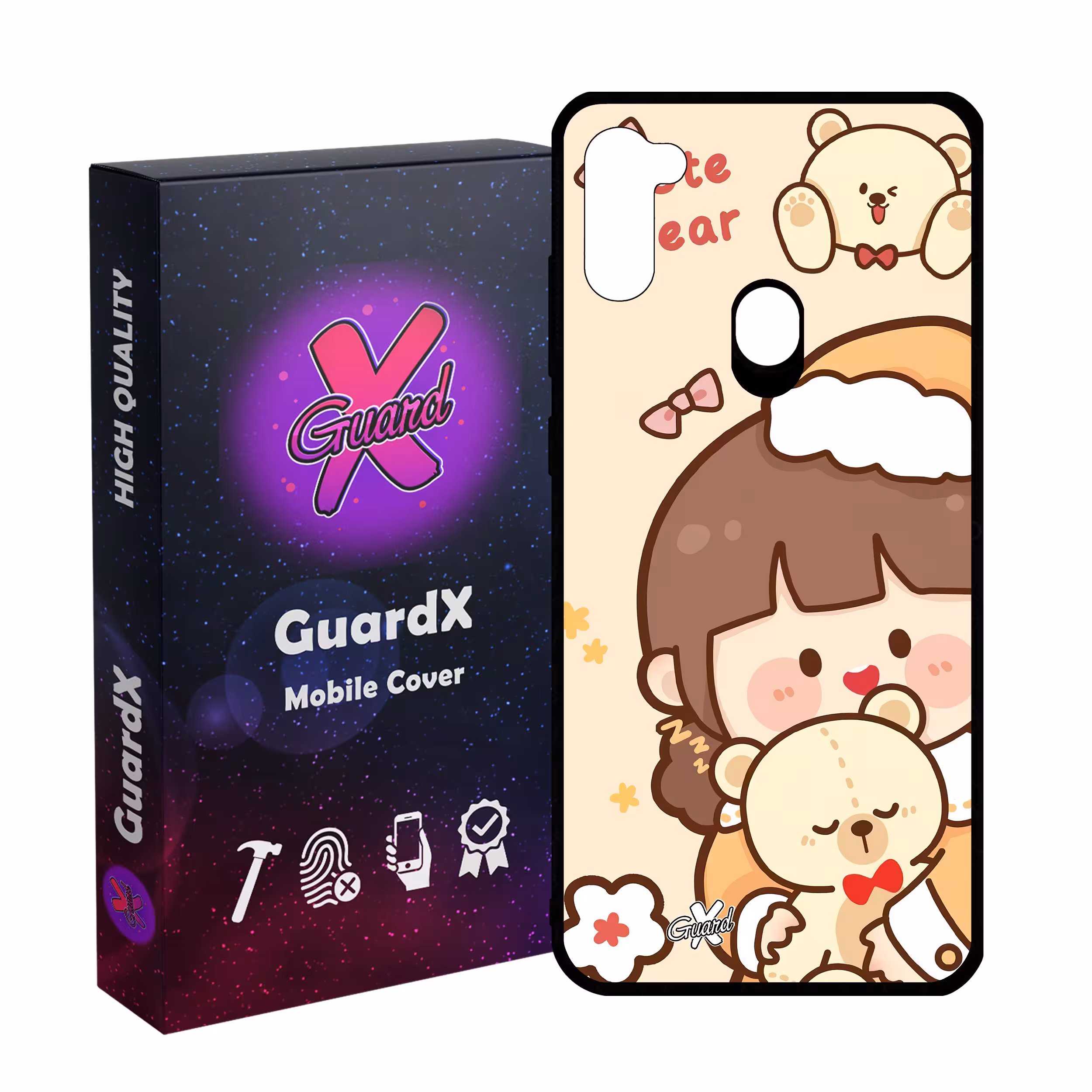 کاور گارد ایکس طرح Girl مدل Glass10524 مناسب برای گوشی موبایل سامسونگ Galaxy A11/M11
