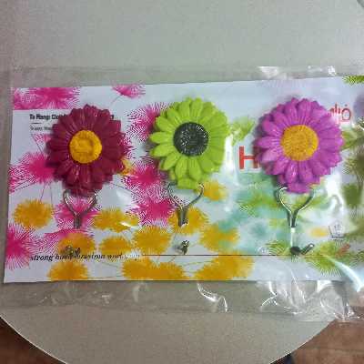 آویز حوله مدل  آفتابگردان مجموعه 3 عددی