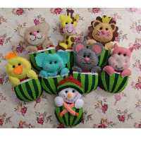 گیفت یلدایی حیوان طرح هندوانه, گیفت شب یلدا