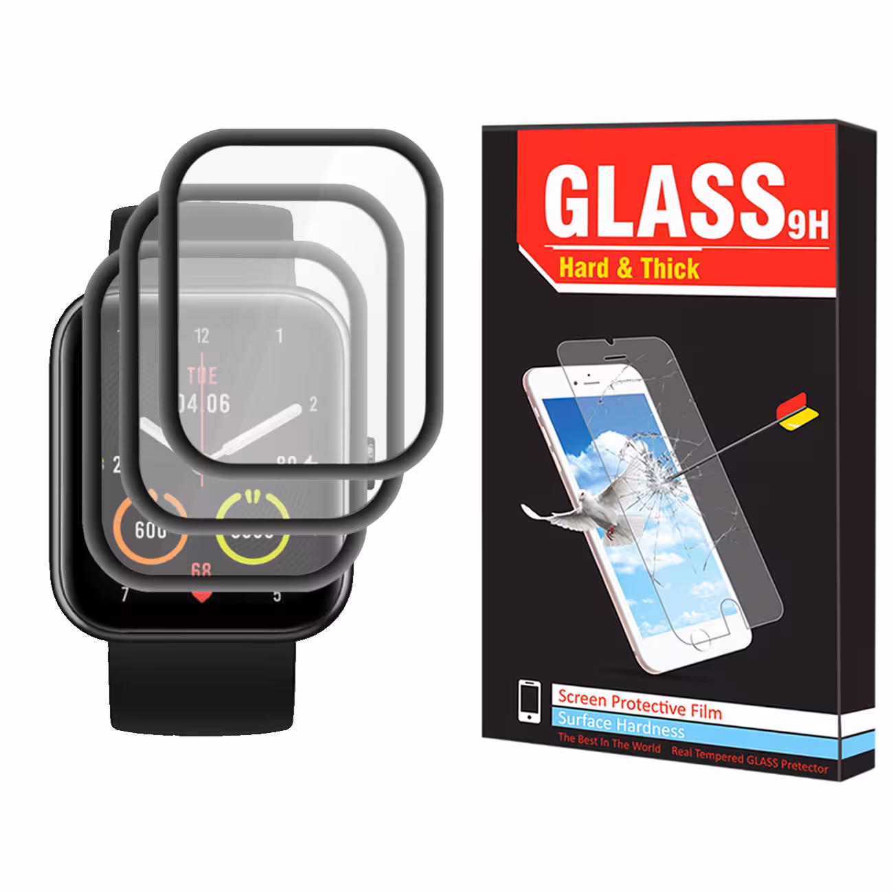 محافظ صفحه نمایش نانو هارد اند تیک مدل NHT مناسب برای ساعت هوشمند شیائومی Maimo Watch WT2105 بسته سه عددی