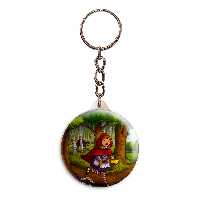 جاکلیدی پرمانه طرح شنل قرمزی کد pmy.20280