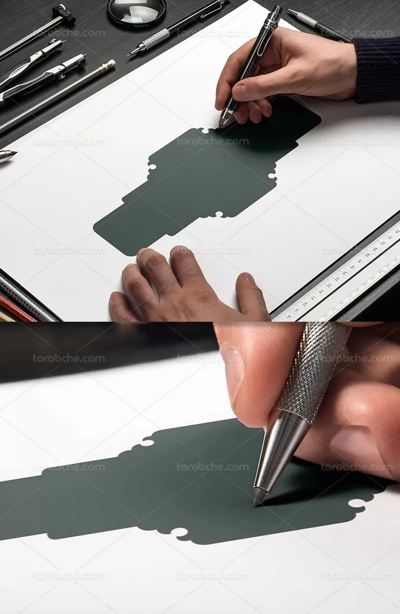 کادر تذهیب 172 | گرافیک با طعم تربچه