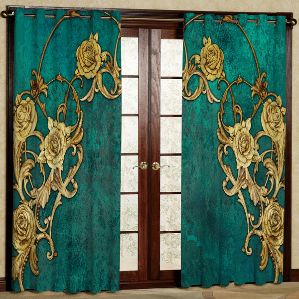 پرده مدل مخمل پانچی کد 7067 سایز 280x140 سانتی متر