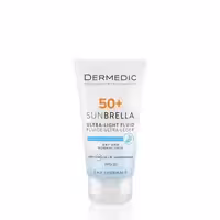 فلوئید ضد آفتاب پوست های نرمال تا خشک  SPF 50 درمدیک