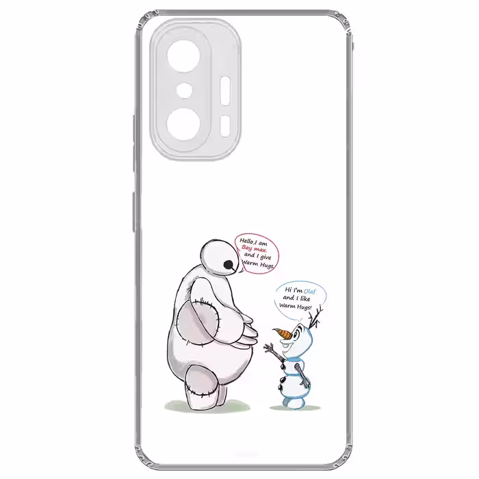 کاور طرح Olaf &amp; Big Hero مناسب برای گوشی موبایل شیائومی MI11T / MI11T Pro