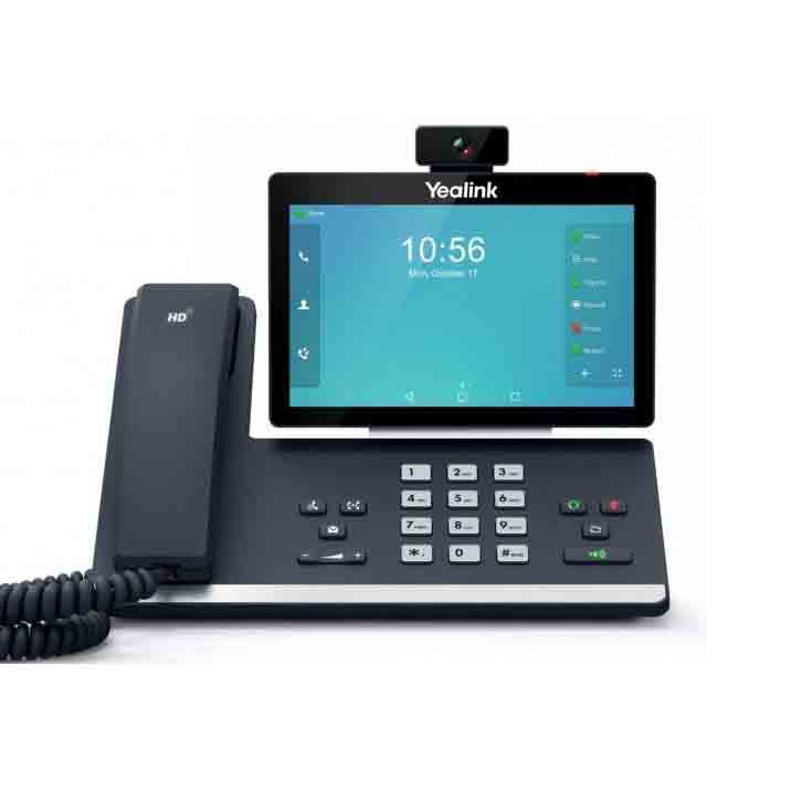 تلفن ویپ Yealink تصویری T58V با دوربین | قیمت و فروش | هانتل ویپ