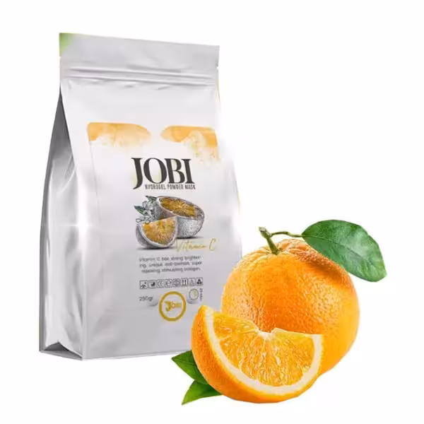 ماسک پودری هیدروژلی ویتامین سی جوبی JOBI حجم 250 گرم
