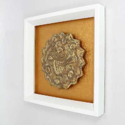 تابلو کاشی طرح مرغ ساسانی کد 27-27