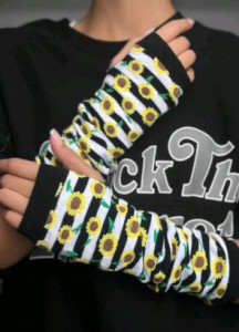 ساقدست رینگی آفتاب گردونی انگشتی نخ پنبه فری سایز