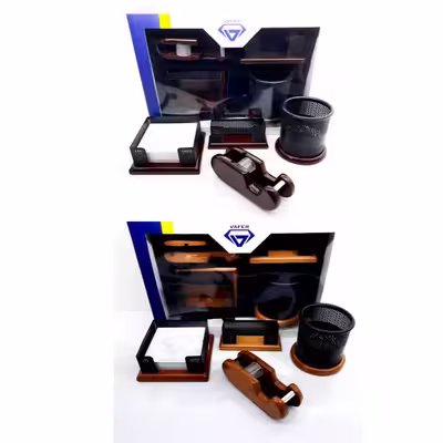 ست لوازم اداری رومیزی مدل S1200 مجموعه 4 عددی