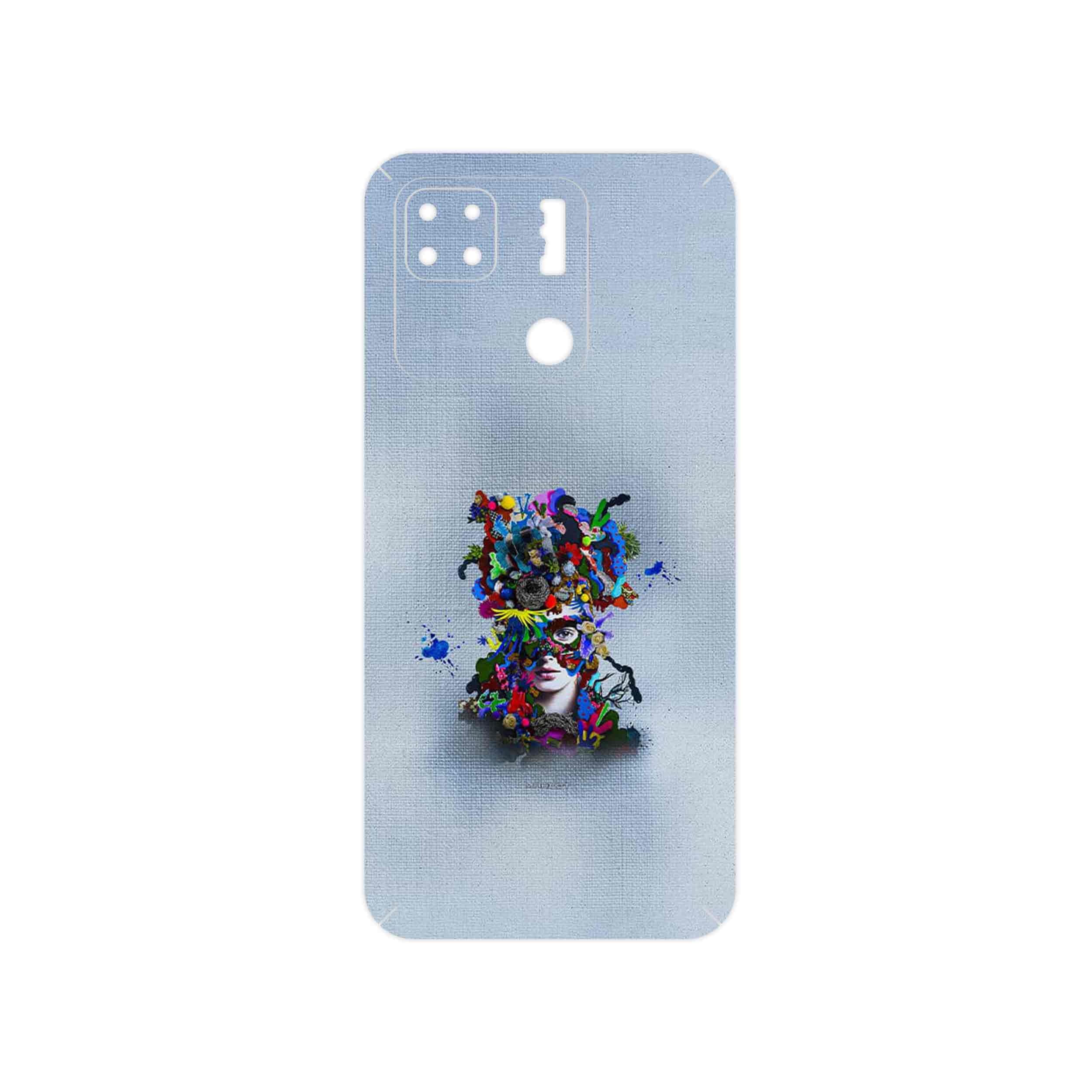 برچسب پوششی ماهوت مدل Collage of surreal Portrait of Women 4 مناسب برای گوشی موبایل شیائومی Redmi 10A