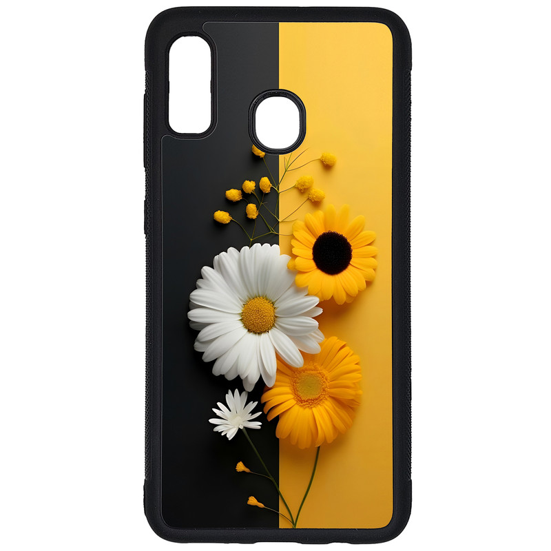 کاور طرح گل کد G-099 مناسب برای گوشی موبایل سامسونگ Galaxy A20 / A30 | دیجی قاب دونی