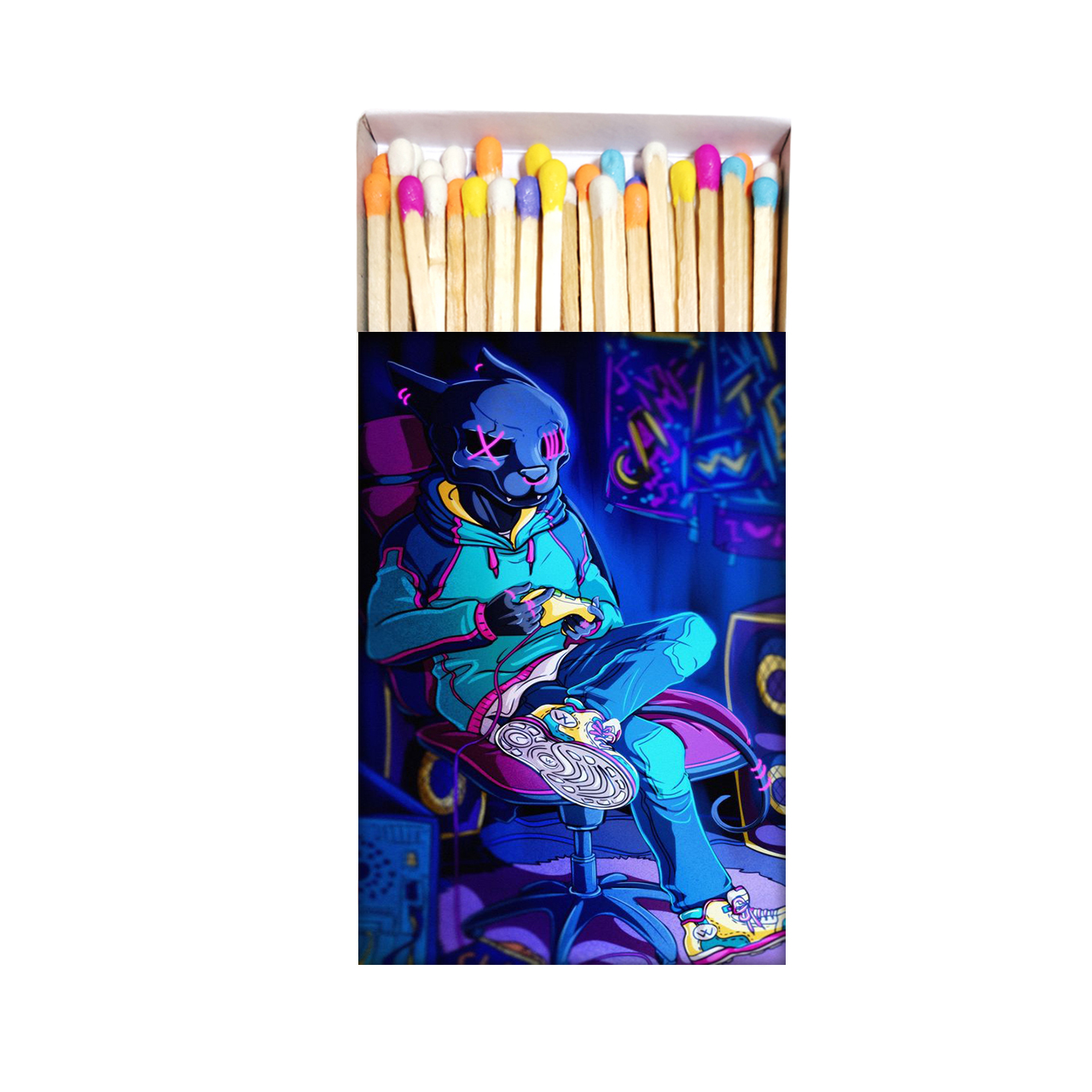 کبریت مدل گربه کد kbt1908