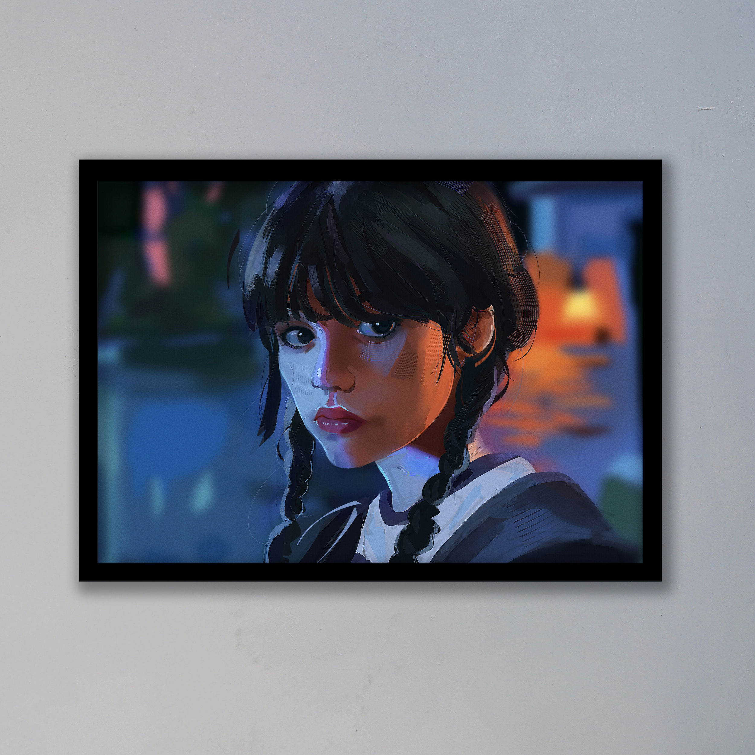 تابلو مدل ونزدی آدامز Wednesday Addams کد LAG10137