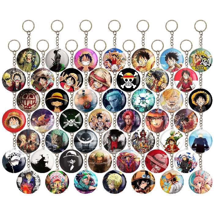 جاکلیدی خندالو مدل انیمه وان پیس One Piece کد 83 بسته 49 عددی