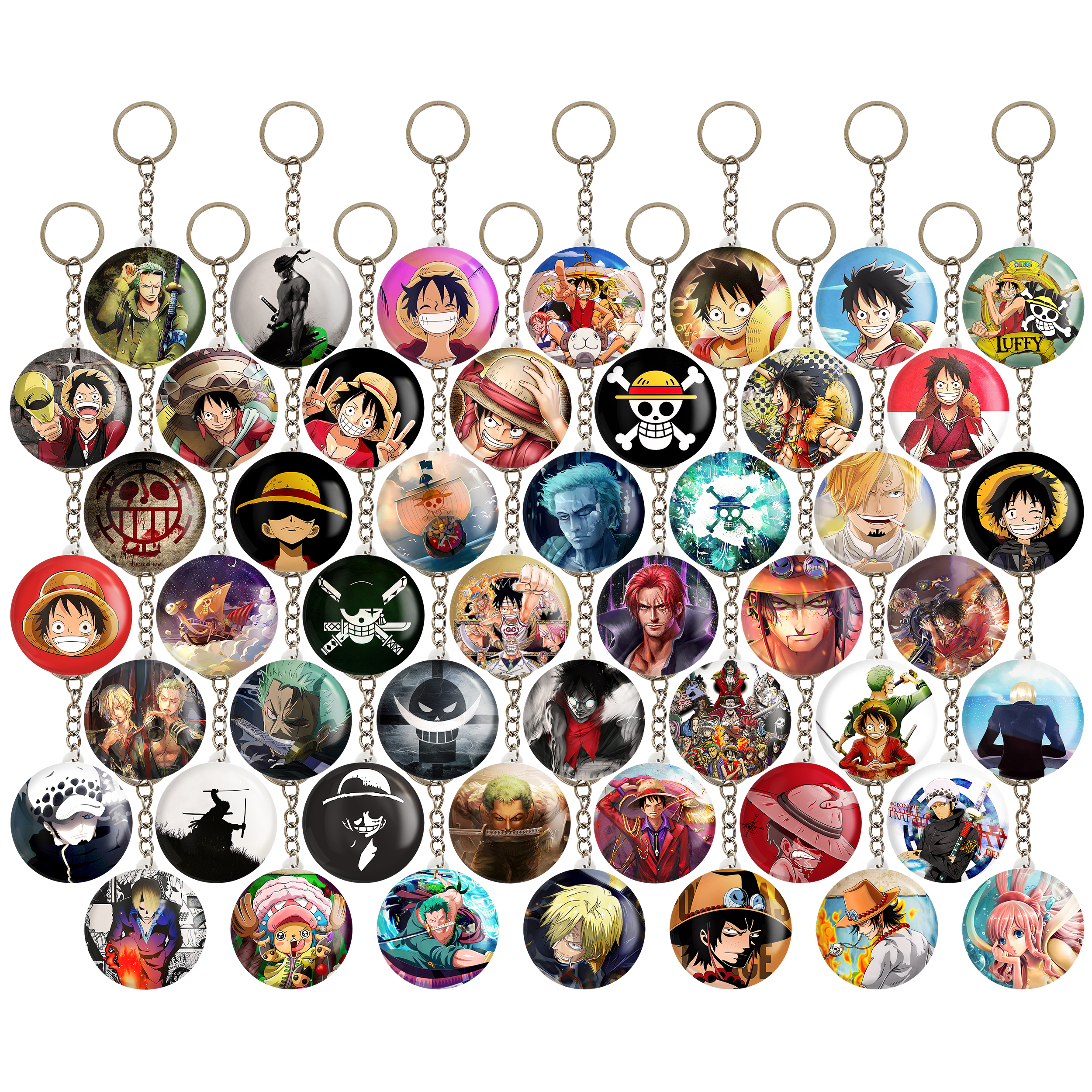 جاکلیدی خندالو مدل انیمه وان پیس One Piece کد 83 بسته 49 عددی