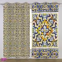 پرده مخمل رنس مدل C33-50018 ارتفاع 290 سانتی متر