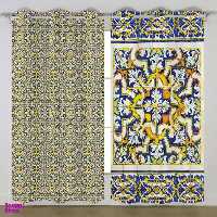 پرده مخمل رنس مدل C33-50018 ارتفاع 290 سانتی متر