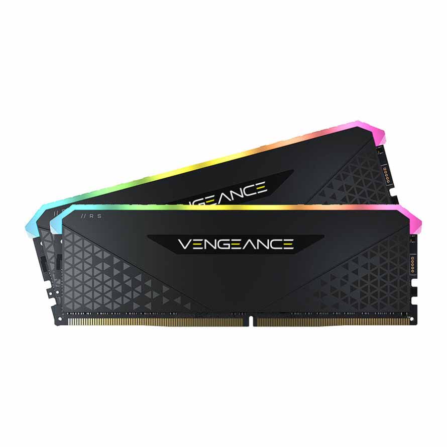 خرید رم کورسیر RAM Corsair VENGEANCE RGB RS 16GB 8GBx2 3200MHz CL16 با بهترین قیمت