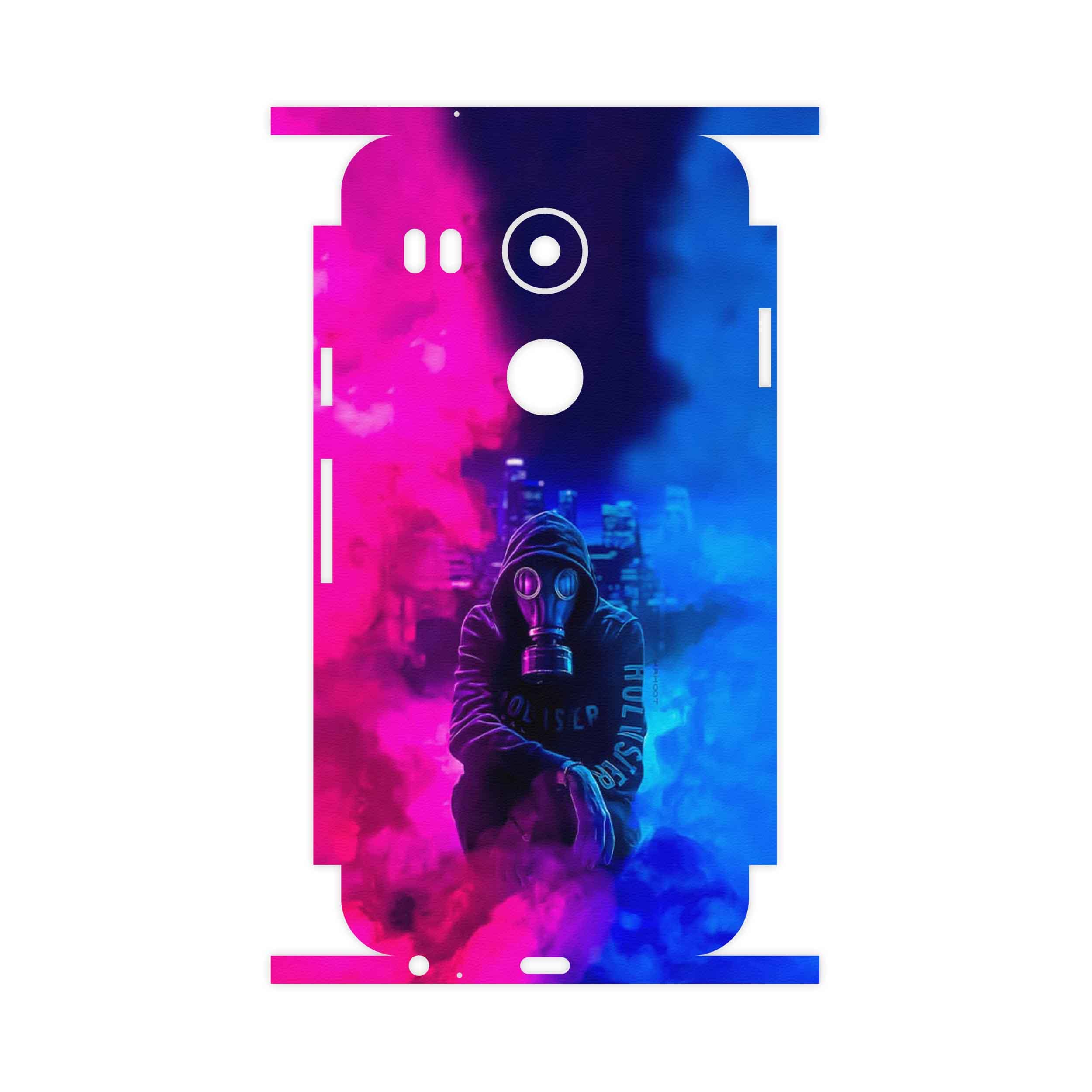 برچسب پوششی ماهوت مدل Smoke Rainbow Digital Art 2-FullSkin مناسب برای گوشی موبایل گوگل Nexus 5X