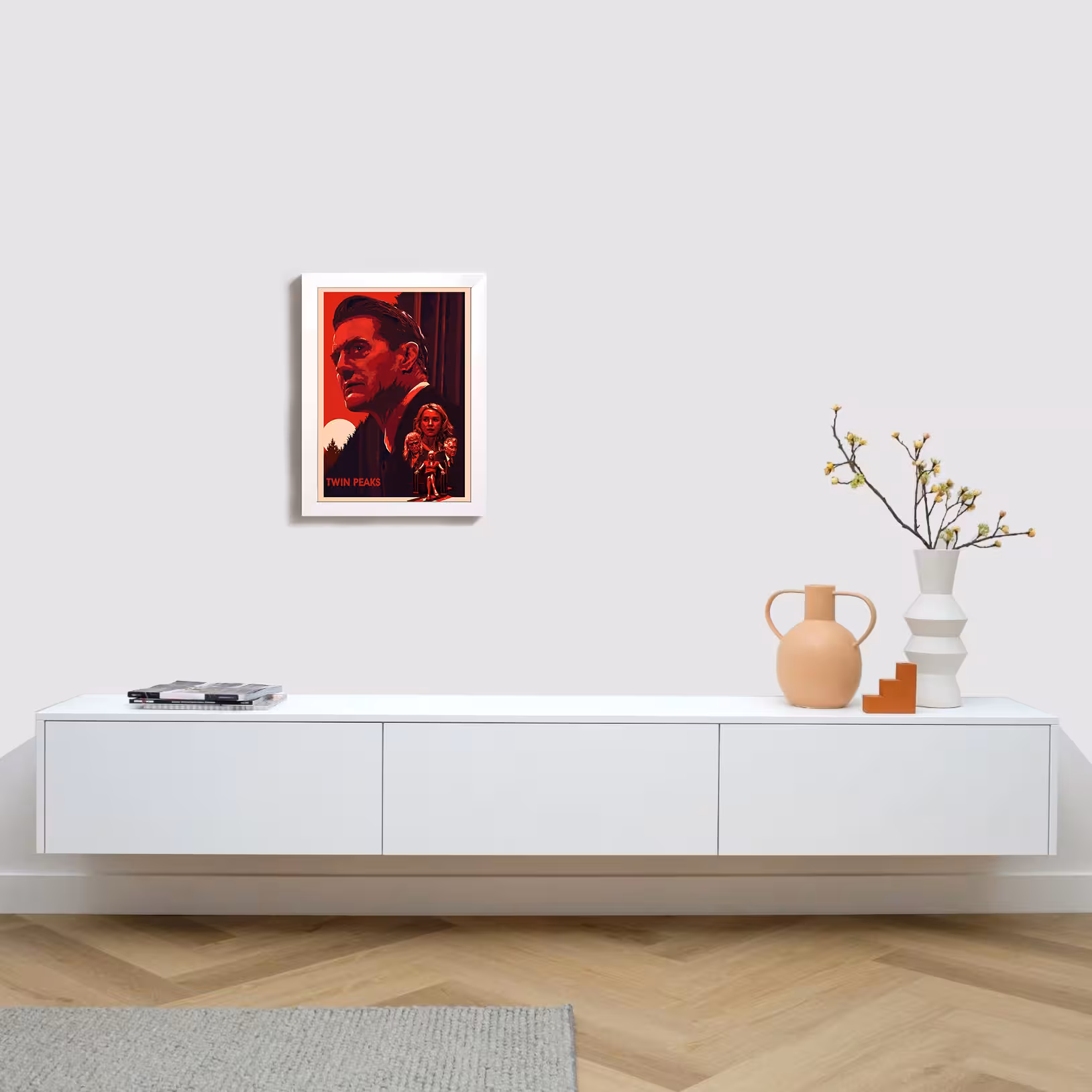 تابلو مدل سریال توئین پیکس twin peaks W444