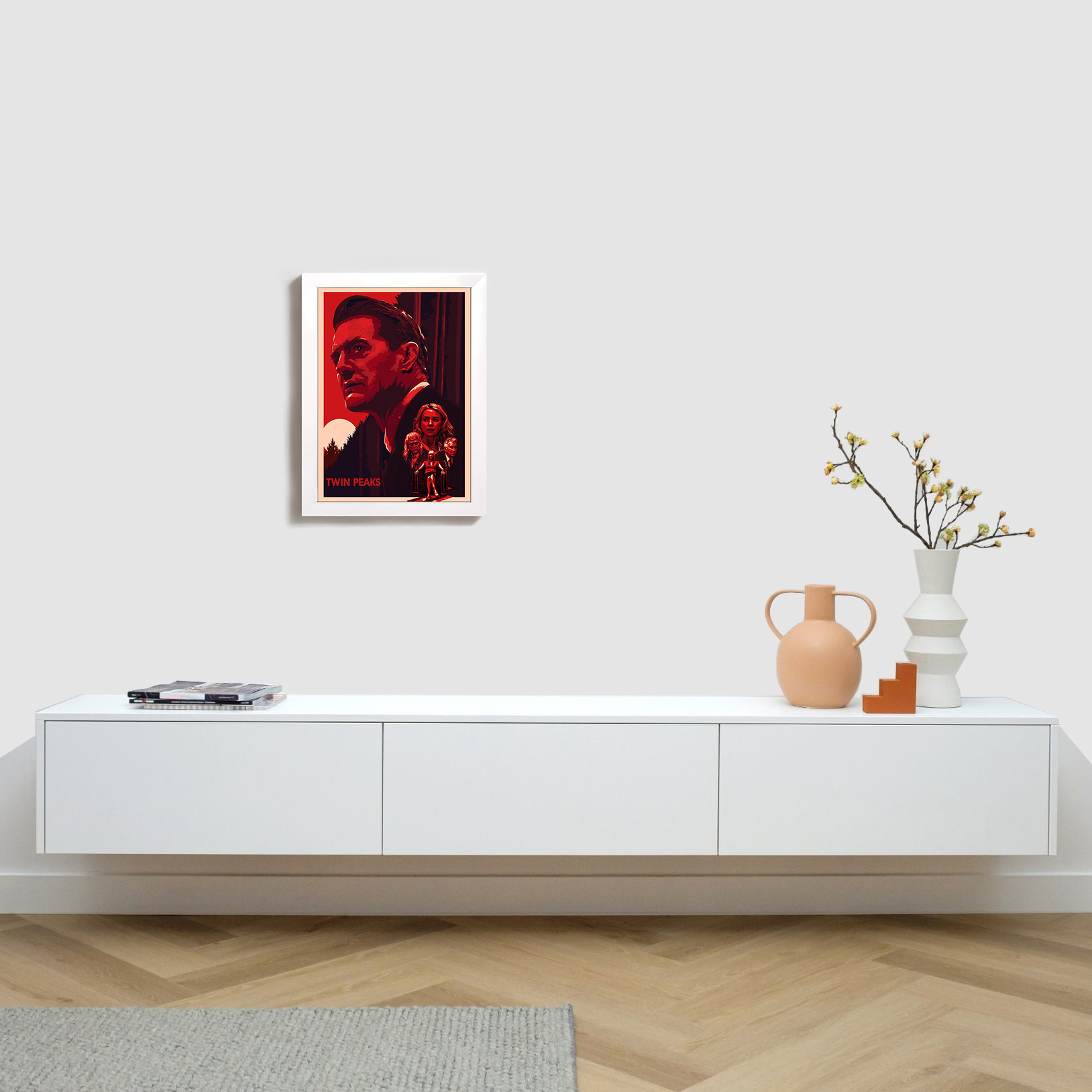 تابلو مدل سریال توئین پیکس twin peaks W444