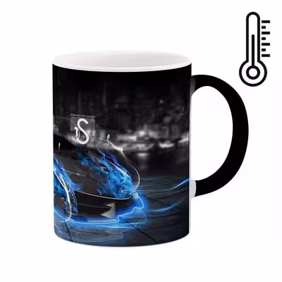 ماگ حرارتی طرح ماشین lamborghini huracan مدل mgph15524